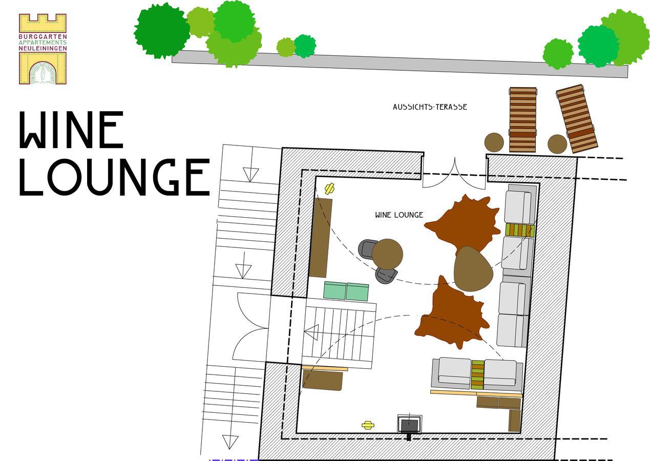 Burggarten Appartements Neuleiningen Zewnętrze zdjęcie