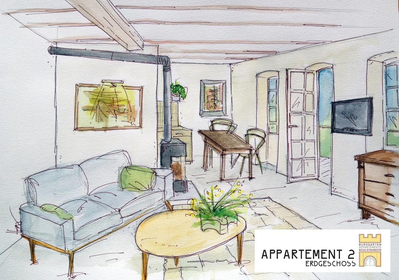 Burggarten Appartements Neuleiningen Zewnętrze zdjęcie