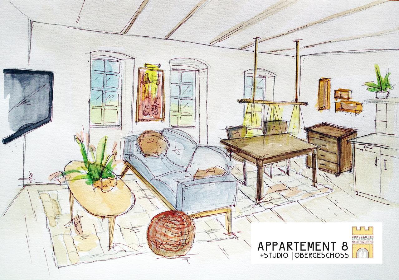 Burggarten Appartements Neuleiningen Zewnętrze zdjęcie