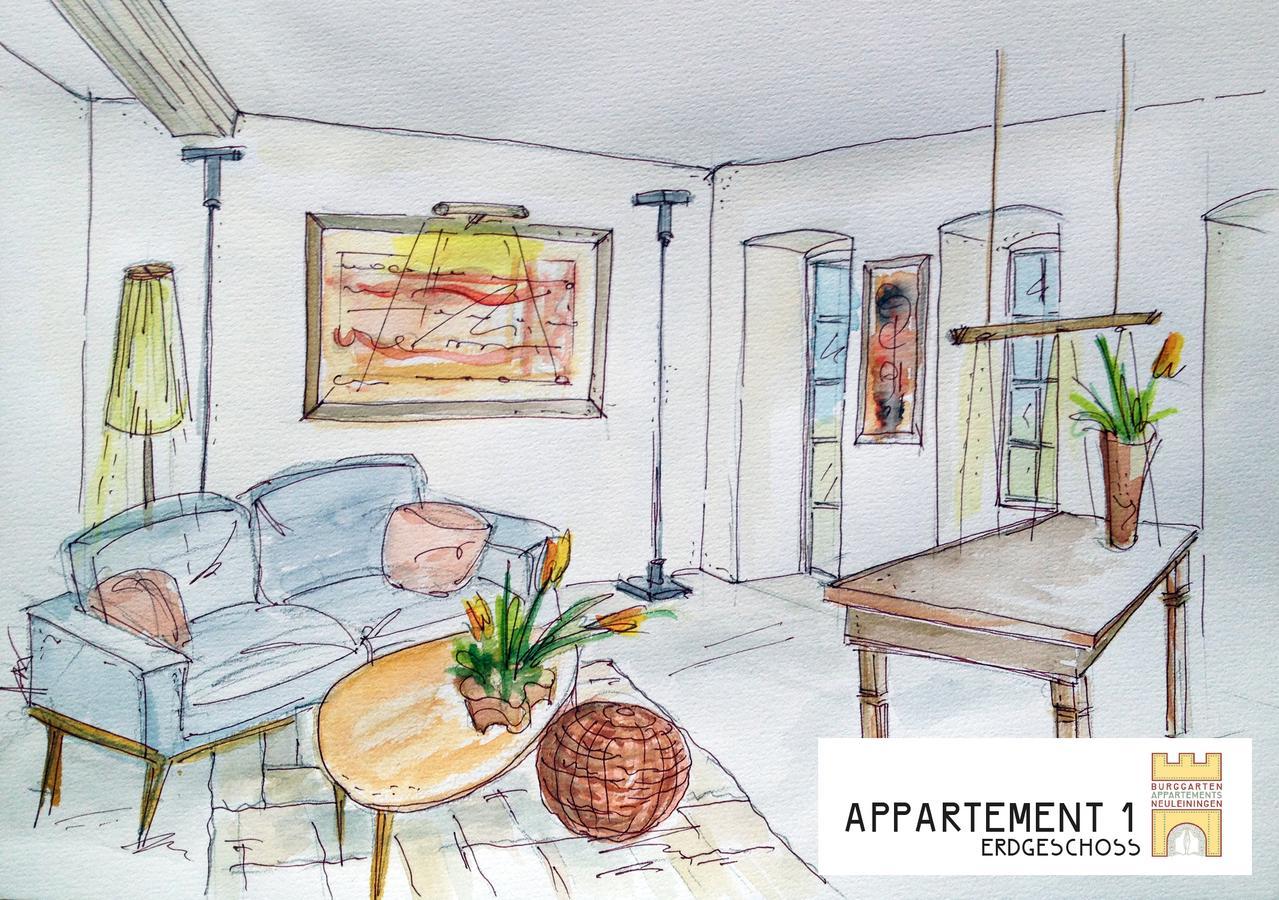 Burggarten Appartements Neuleiningen Zewnętrze zdjęcie