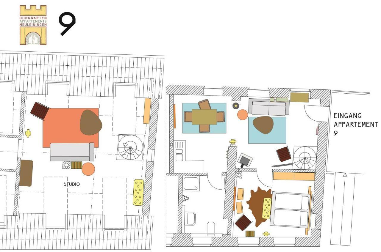 Burggarten Appartements Neuleiningen Zewnętrze zdjęcie